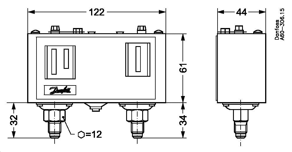 Danfoss 126466 drawing