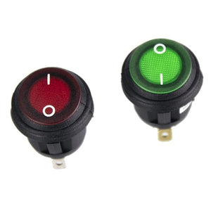 Round rocker switches waterproof