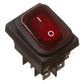 Waterproof rocker switch red