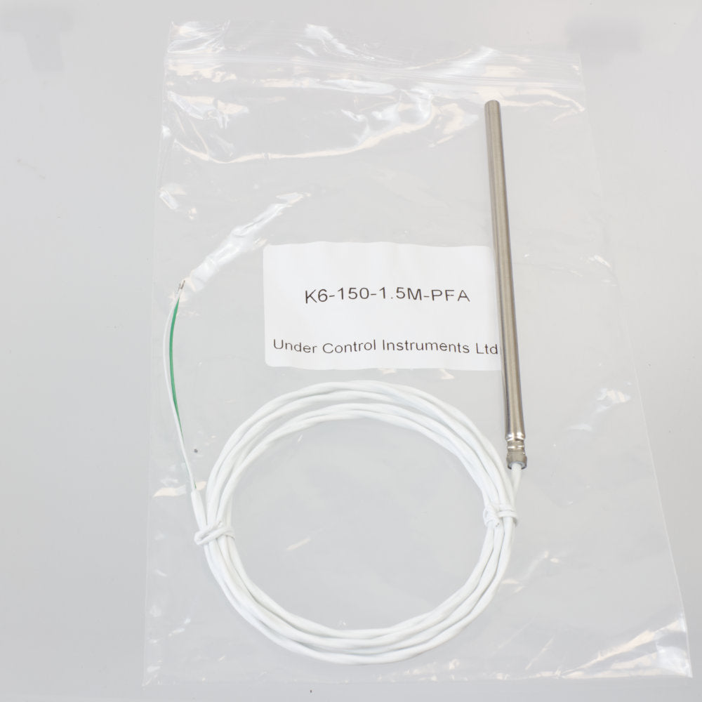 Thermocouple Sensor K-Type 6 x 150mm Probe