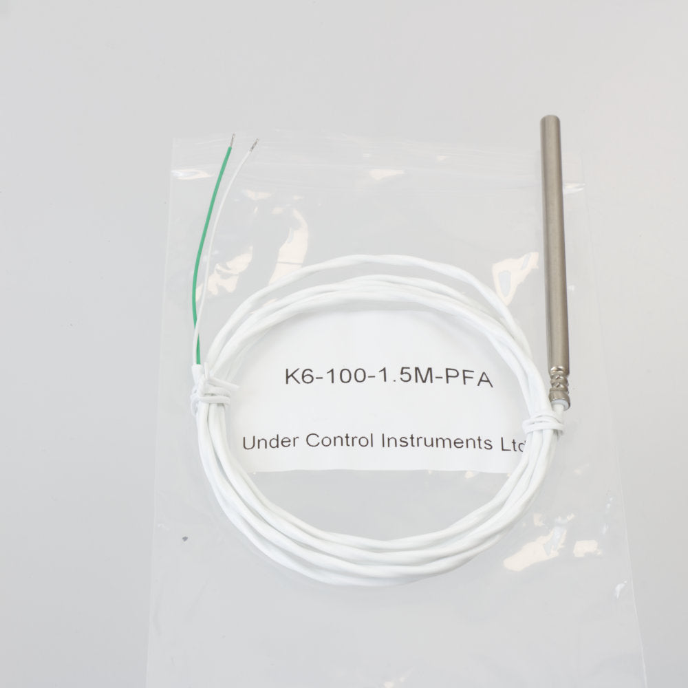 Thermocouple Sensor K-Type 6 x 100mm Probe